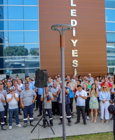 Başkan Önal, personeliyle bayramlaştı  (5)