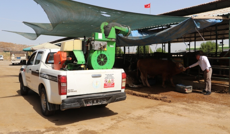 Kurban satış yerleri ve mezbahalarda ilaçlama çalışmaları tamamlandı (6)