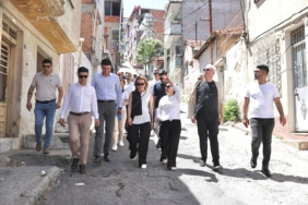 Başkan Mutlu, İZSU Genel Müdürü Erdoğan ile sahaya indi (4)