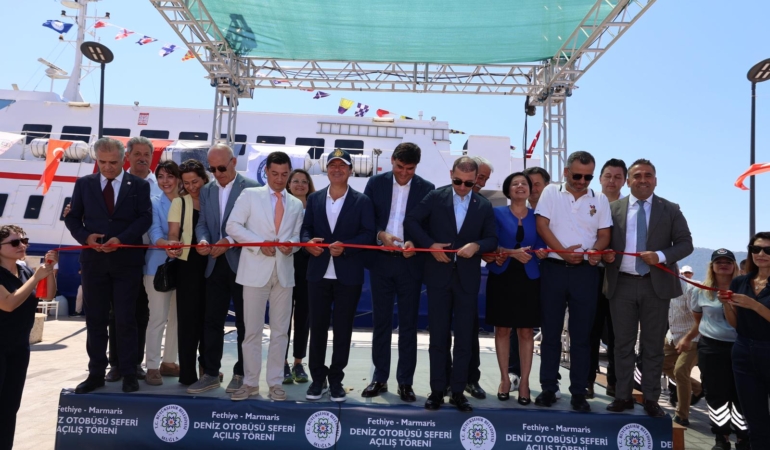 Büyükşehir Marmaris-Fethiye Deniz Otobüsü Seferleri Başladı (17)