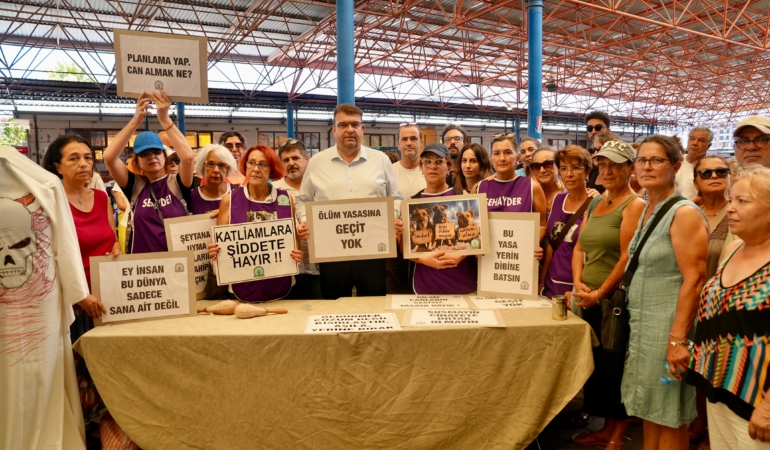 hayvan hakları protesto