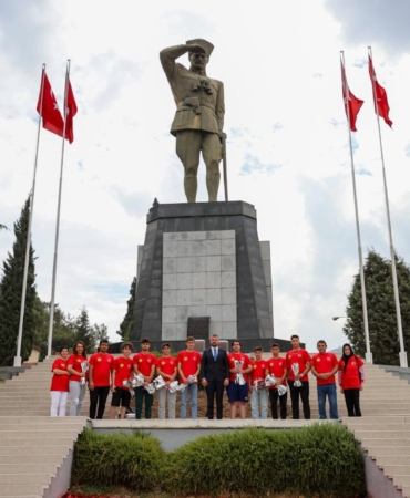 Başkan Görkem Duman Belkahve ziyaret 01