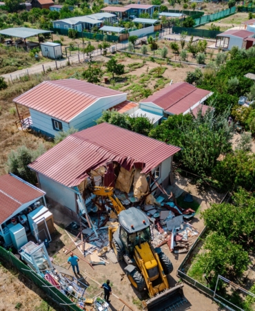 hobi bahçesi yıkım 8