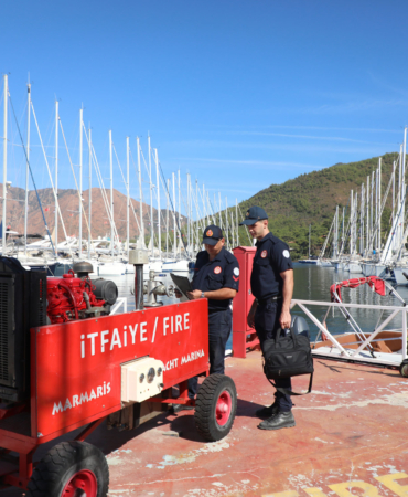 Muğla Büyükşehir Belediyesi İl Genelinde Kıyı Tesislerinde Kapsamlı Yangın Denetimi Gerçekleştirdi (7)
