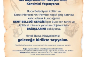 Buca'da Kent Belleği Sergisi açılıyor