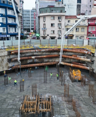 Konak’ın yeni hizmet binasında temel betonu atıldı (3)
