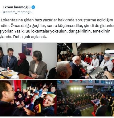 İmamoğlu X paylaşımı