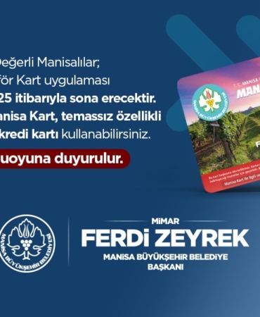 Manisa’da toplu ulaşımda şoför kart ve nakit ödeme dönemi bitiyor (2)