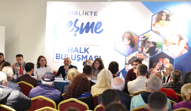 Başkan Denizli, Halk Buluşması’nda Alaçatılı vatandaşlarla buluştu 2