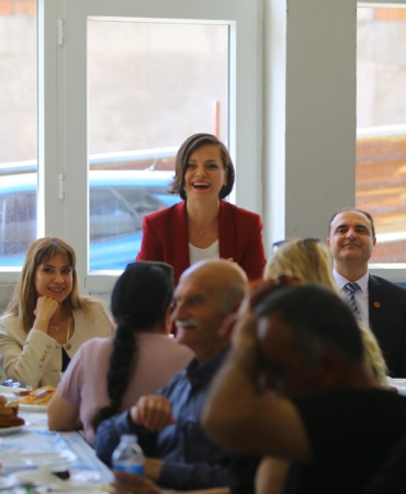 Başkan Kınay'a muhtarlardan sürpriz kahvaltı (2)