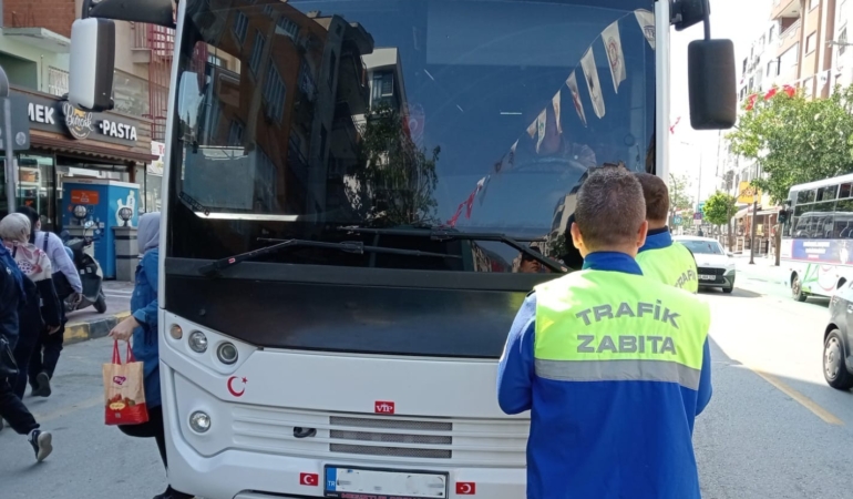 Büyükşehir’den, servis araçlarına denetim (2)