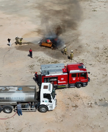 Çeşme’de ‘Yangın Söndürme Tatbikatı’ gerçekleştirildi 5