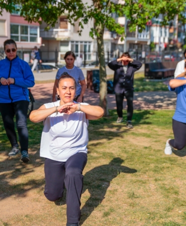 Konak’ta açık havada spor keyfi başladı (1)
