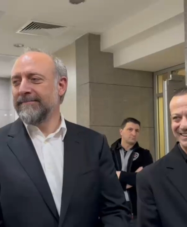 İstanbul - Halit Ergenç ve Rıza Kocaoğlu adliyeye geldi-1