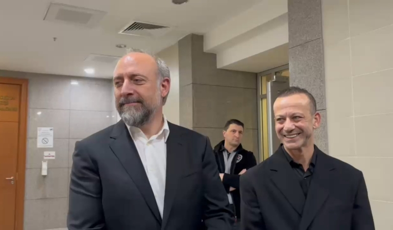 İstanbul - Halit Ergenç ve Rıza Kocaoğlu adliyeye geldi-1