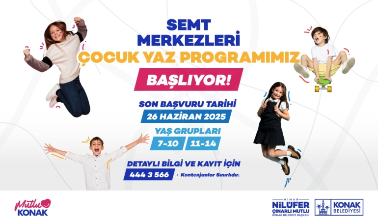Konak’tan çocuklara dolu dolu yaz programı (1)