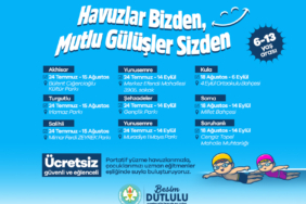 Büyükşehir’in havuzları çocuklarla buluşuyor (1)