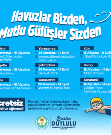 Büyükşehir’in havuzları çocuklarla buluşuyor (1)