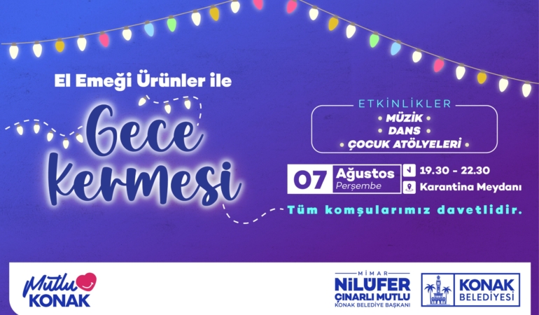 Konak'ta kadınların el emeği Gece Kermesi'nde değerlenecek