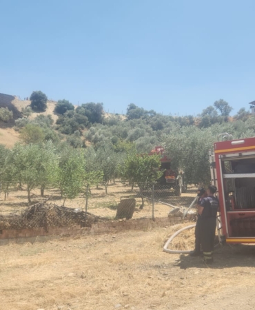 Turgutlu Derbent’teki Yangın Büyümeden Söndürüldü (1)