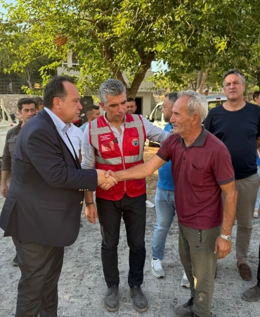 Başkan Dutlulu, Soma Yangınını Yerinde İnceledi (7)