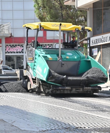 Büyükşehir, Soma’da Sıcak Asfalt Çalışmalarını Tamamladı (3)