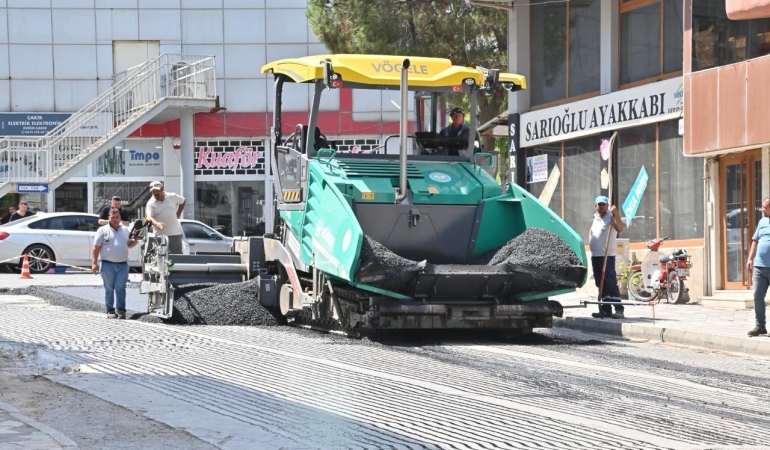 Büyükşehir, Soma’da Sıcak Asfalt Çalışmalarını Tamamladı (3)