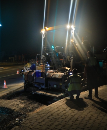 Büyükşehir’den Güvenli Ulaşım İçin Gece Mesaisi (6)