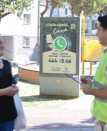 Konak İletişim Merkezi ekipleri sahada (1)