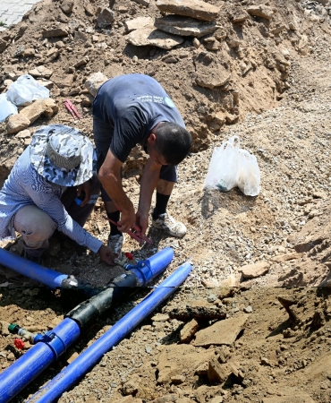 MASKİ, Salihli Kurttutan’da 40 Yıllık İçme Suyu Altyapısını Yeniliyor (4)
