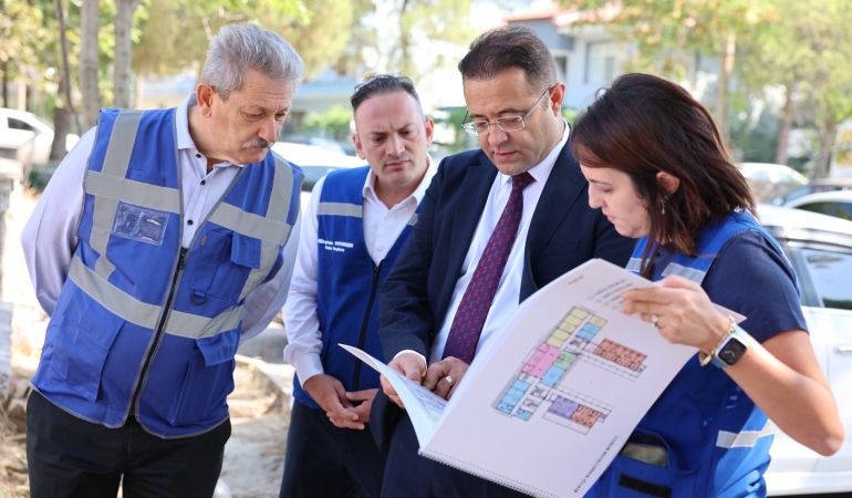 Menteşe’de Devam Eden Yatırımlar Yerinde İnceledi (1)