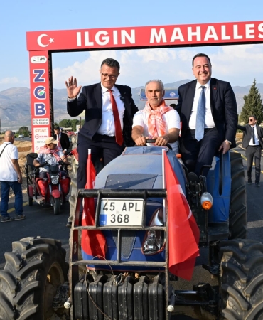 Başkan Dutlulu Ilgın Mahallesi’nde Traktör Konvoyu ile Karşılandı (3)