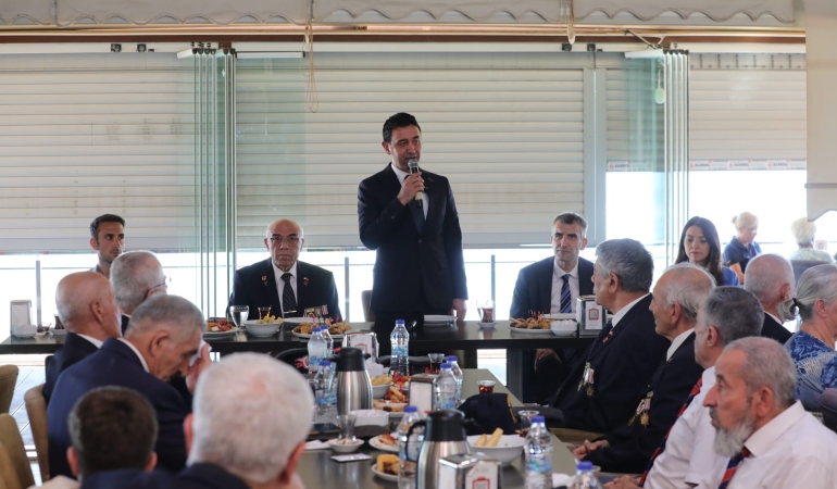 Başkan Önal, gazilerle bir araya geldi (5)
