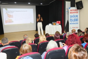 Bayraklı'da sağlıklı ve dengeli beslenme semineri (5)