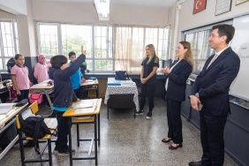 Başkan Mutlu’dan öğrencilere sürpriz ziyaret (1)