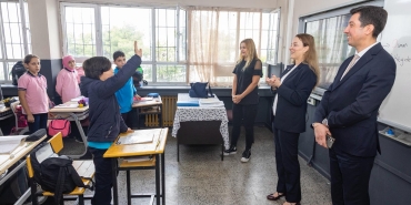 Başkan Mutlu’dan öğrencilere sürpriz ziyaret (1)