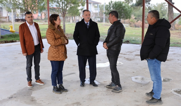 Balaban Küçüksümbüller‘de incelemelerde bulundu