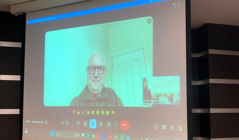 Osman Balcıgil, Narlıdereli edebiyatseverlerin konuğu oldu