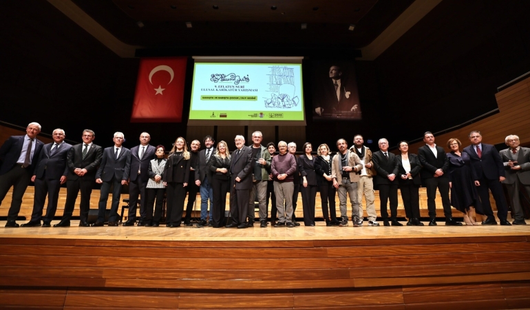 9. Eflatun Nuri Ulusal Karikatür Yarışması’nın ödülleri sahiplerini buldu