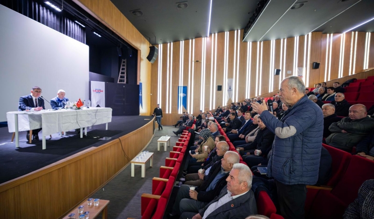 Muhtarlarla çözüm masası Kemalpaşa’da kuruldu