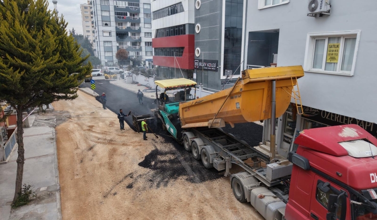 Çamlıkule’de bozulan yol onarıldı