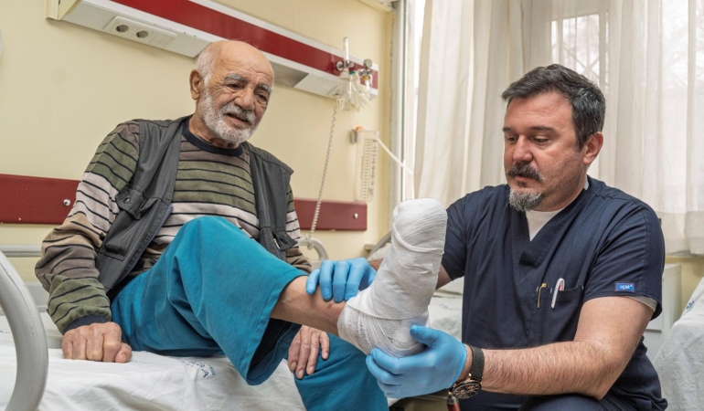 Ampütasyondan son anda kurtuldu