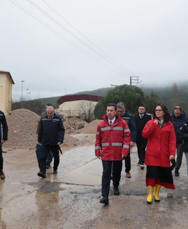 Başkan Aras, 502 Milyonluk Yol ve Altyapı Yatırımını Yerinde İnceledi (1)