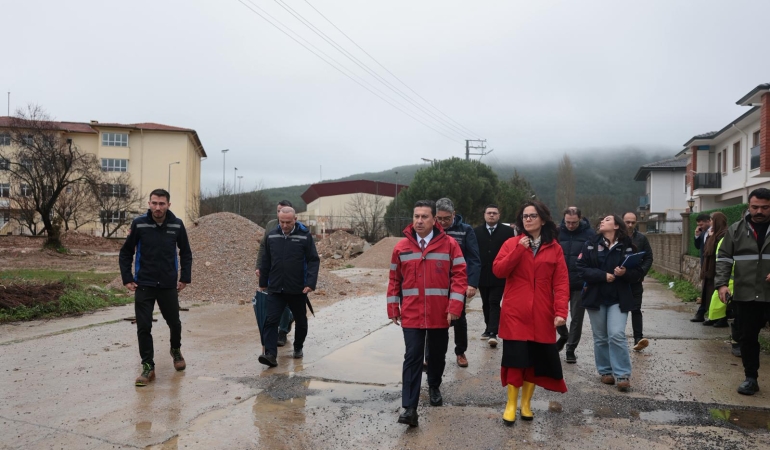 Başkan Aras, 502 Milyonluk Yol ve Altyapı Yatırımını Yerinde İnceledi (1)