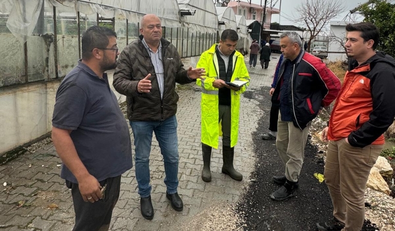 Büyükşehir’den Seydikemer Kumluova’da Yaşanan Afet Sonrası İnceleme (3)