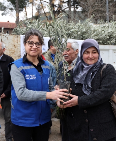 Büyükşehir’den Ula’da Üreticiye Zeytin ve Ceviz Fidanı Desteği (1)