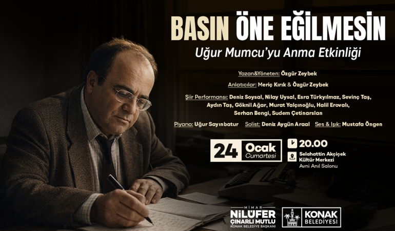 Uğur Mumcu Konak'ta anılacak