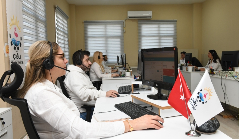 Çiğli’de 297 bin talep, anında ve güvenle çözüldü