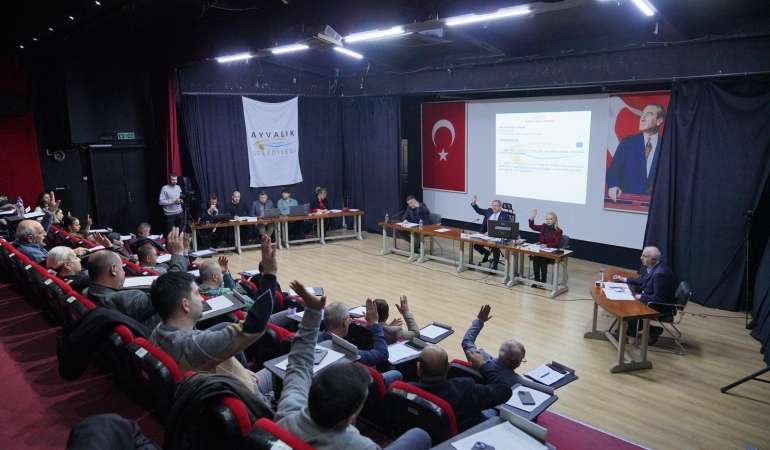 Ayvalık Belediye Meclisi Şubat Ayı Olağan Toplantısını Gerçekleştirdi