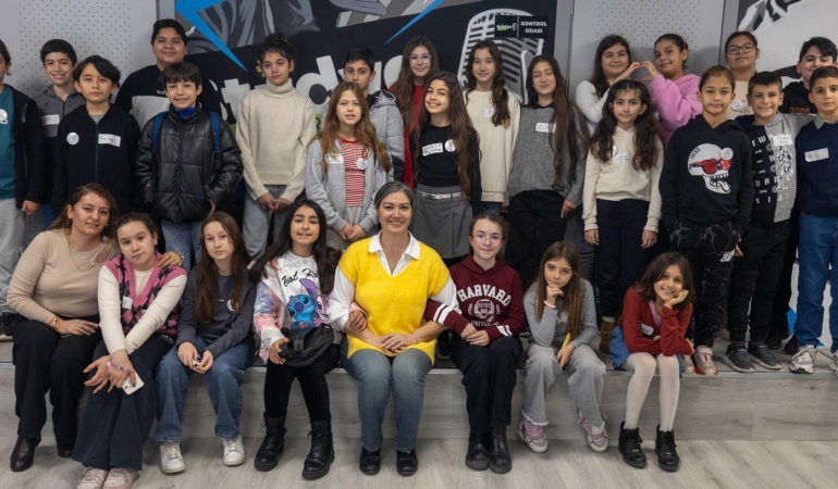 Çocuk Meclisi üyeleri Stüdyo Kültürpark’ta kayıt yaptı